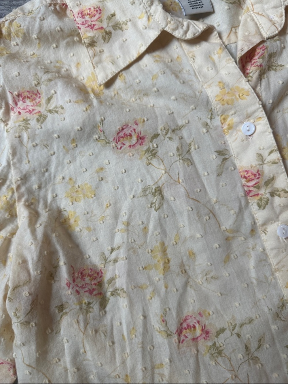 Polo by Ralph Lauren Pale Yellow Floral Button-Down Shirt - Picture 3 of 4
